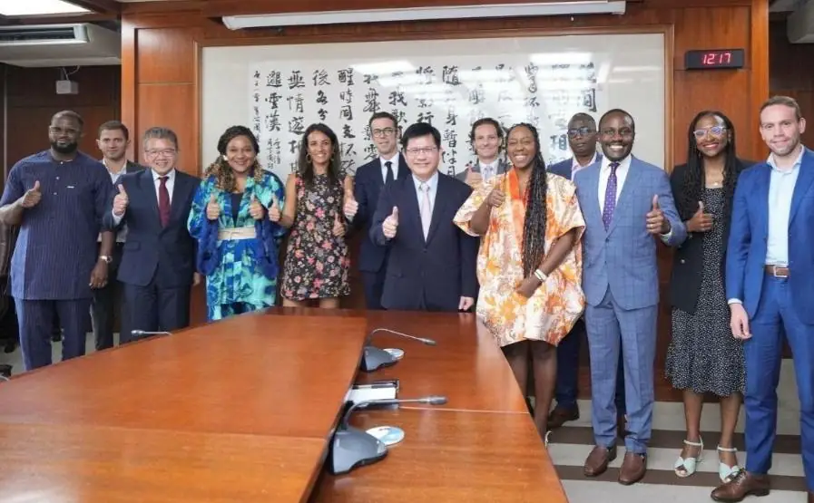 非洲青年菁英首度組團訪台 外交部長林佳龍親自接待